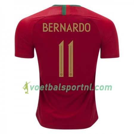 Portugal Bernardo 11 Thuis Shirt WK voetbal 2018